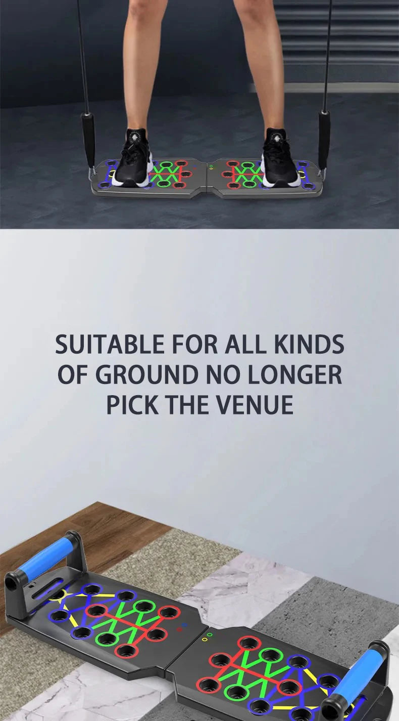 Ensemble de planche de push-up / Barre de push-up multifonctionnelle