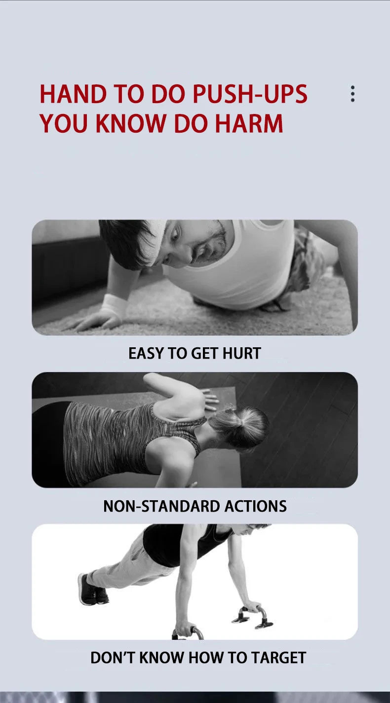 Ensemble de planche de push-up / Barre de push-up multifonctionnelle