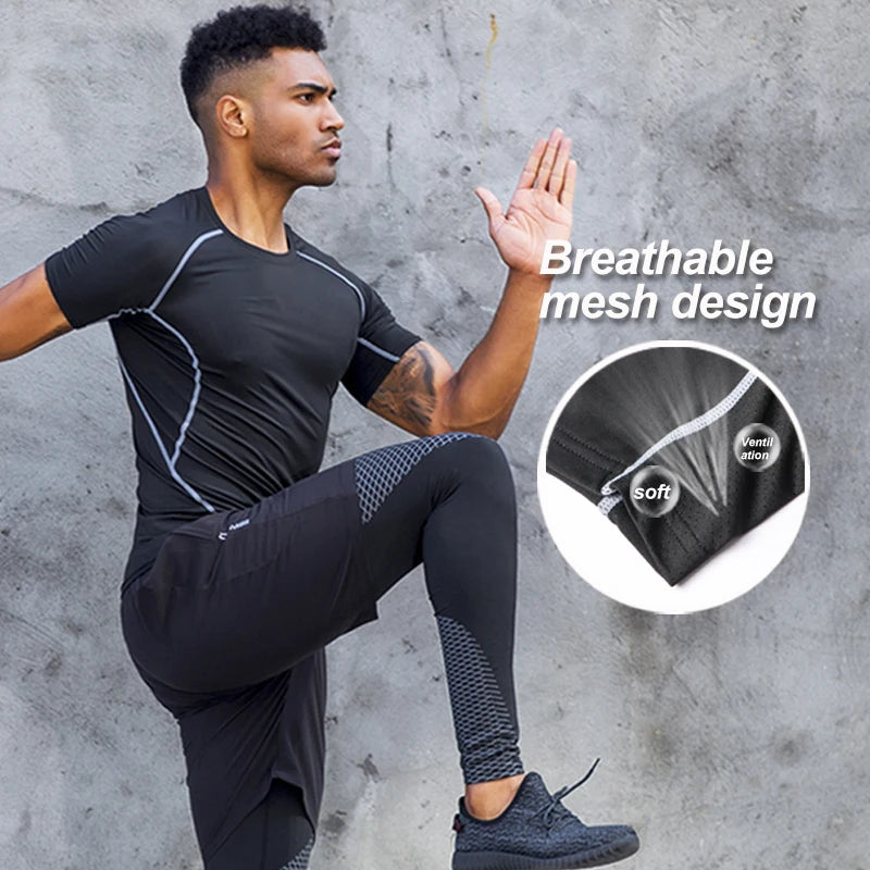 Conception de qualité personnalisée Spandex Compression Fitness Entraînement Wear Basketball Sport Running Shirt