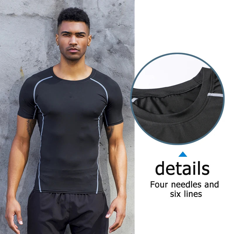 Conception de qualité personnalisée Spandex Compression Fitness Entraînement Wear Basketball Sport Running Shirt