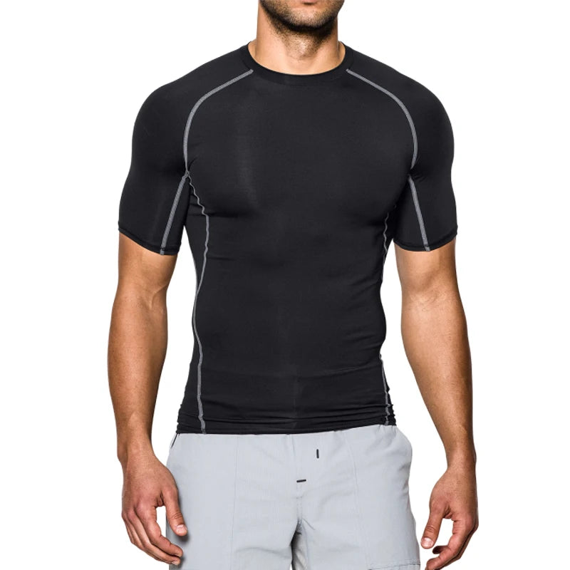 Conception de qualité personnalisée Spandex Compression Fitness Entraînement Wear Basketball Sport Running Shirt