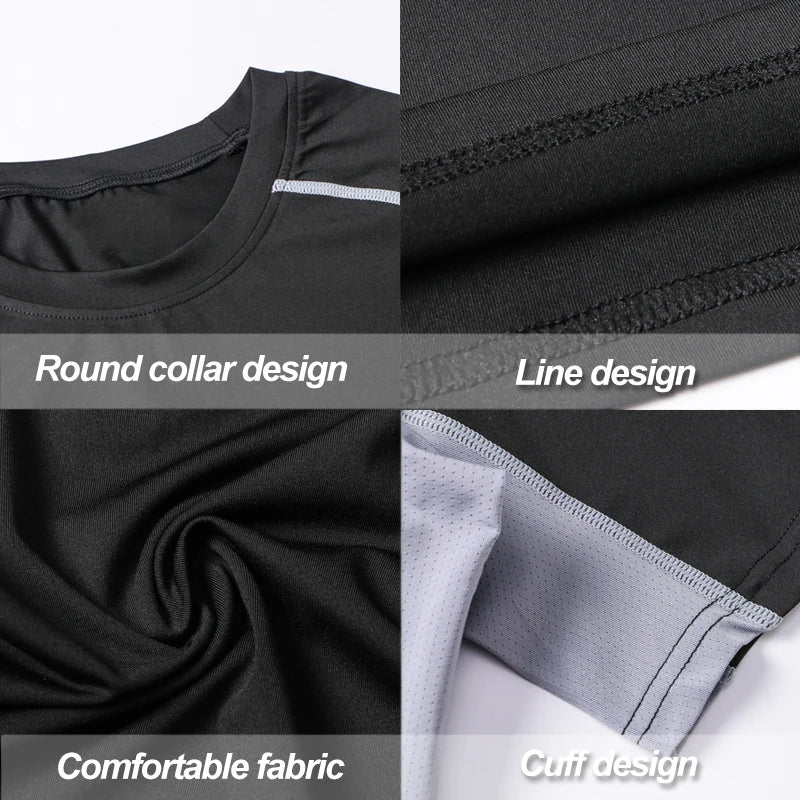 Conception de qualité personnalisée Spandex Compression Fitness Entraînement Wear Basketball Sport Running Shirt