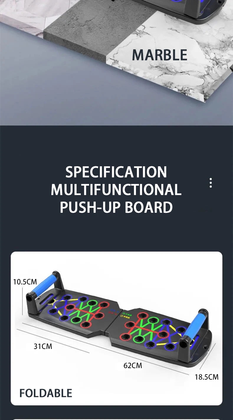 Ensemble de planche de push-up / Barre de push-up multifonctionnelle