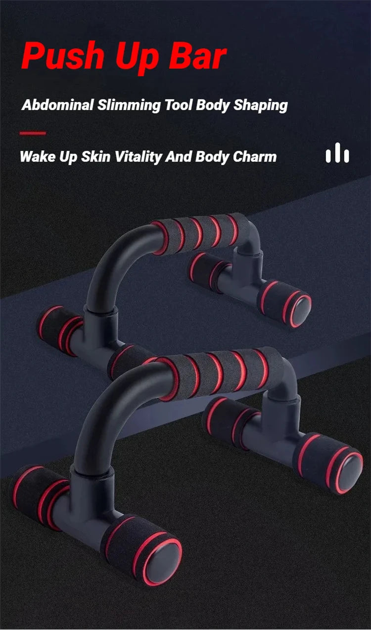 Équipement de fitness d’entraînement musculaire portable Poignée en mousse antidérapante Push Up Support Équipement de fitness domestique confortable
