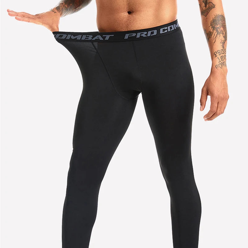 New Men's Compression Pants Male Tights Leggings For Running Training Sport Fitness Quick Dry Fit Joggings Workout Trousers