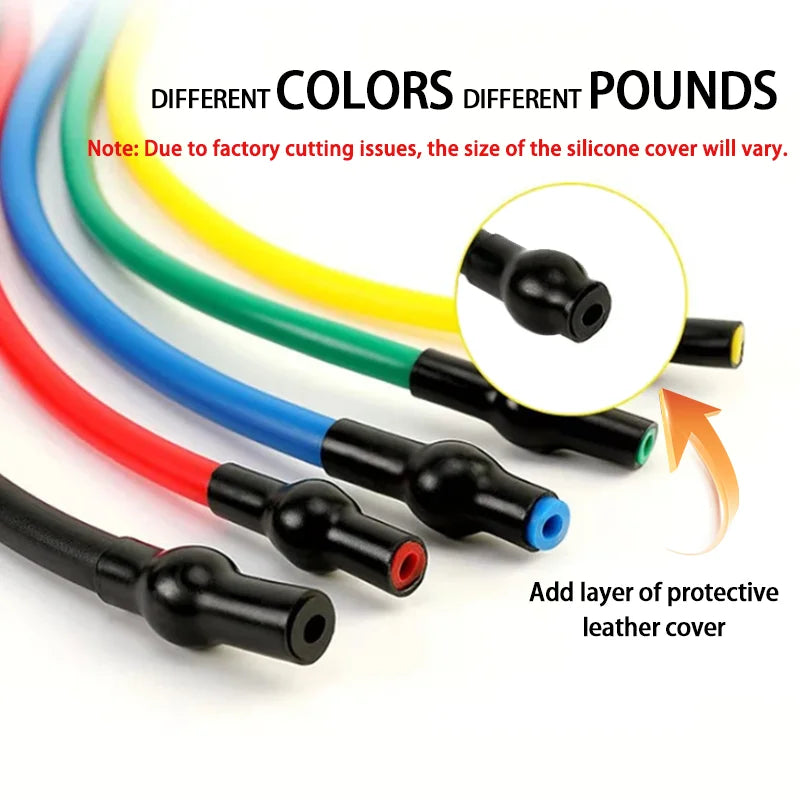 Bandes de résistance d’entraînement avec poignées