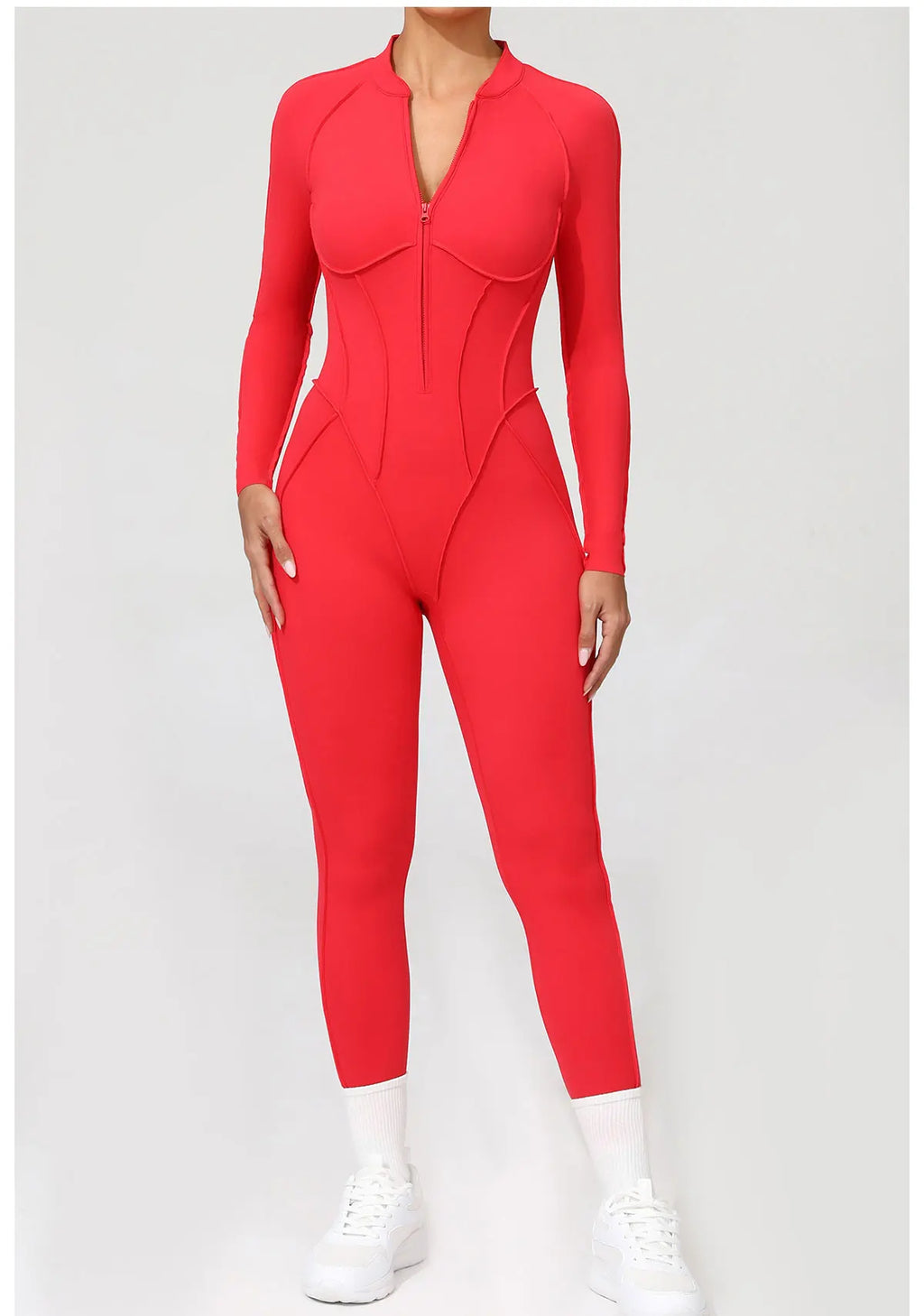 Costume de yoga Ensemble de gymnastique Femmes Entraînement Vêtements de sport Fitness Combinaison de sport à manches longues Femmes Push Up Vêtements d’entraînement féminins Bodysuits