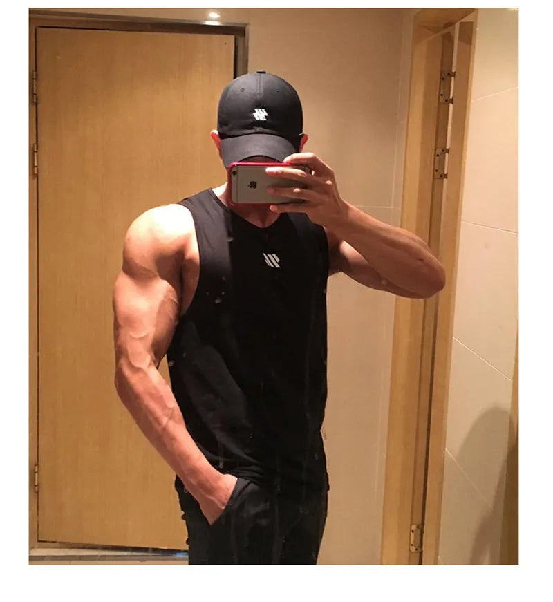 Undershirt Gyms Gilet de course pour hommes