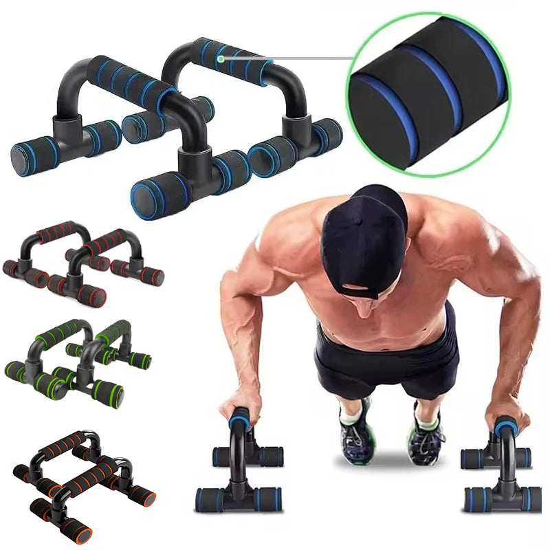 Équipement de fitness d’entraînement musculaire portable Poignée en mousse antidérapante Push Up Support Équipement de fitness domestique confortable