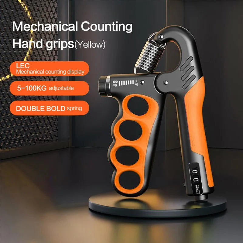 Hand Grips Strengthener, Grip Strengthener with Counter, Forearm Exerciser, Grip Strength Trainer,Adjustable Hand Gripper