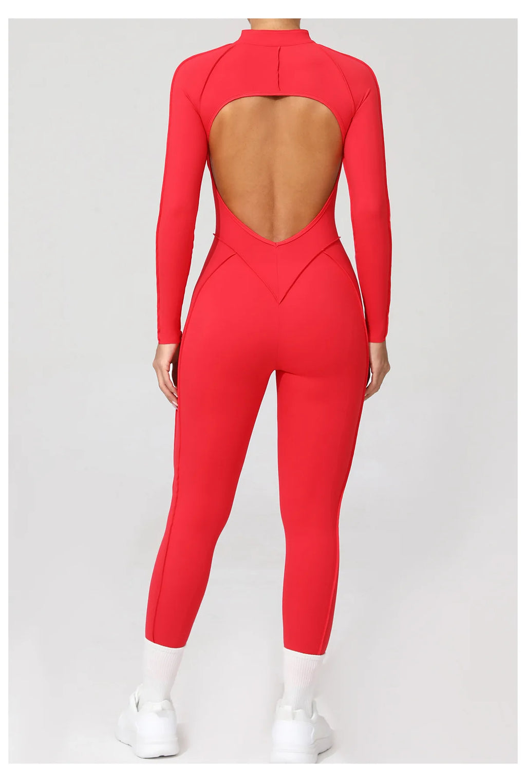 Costume de yoga Ensemble de gymnastique Femmes Entraînement Vêtements de sport Fitness Combinaison de sport à manches longues Femmes Push Up Vêtements d’entraînement féminins Bodysuits