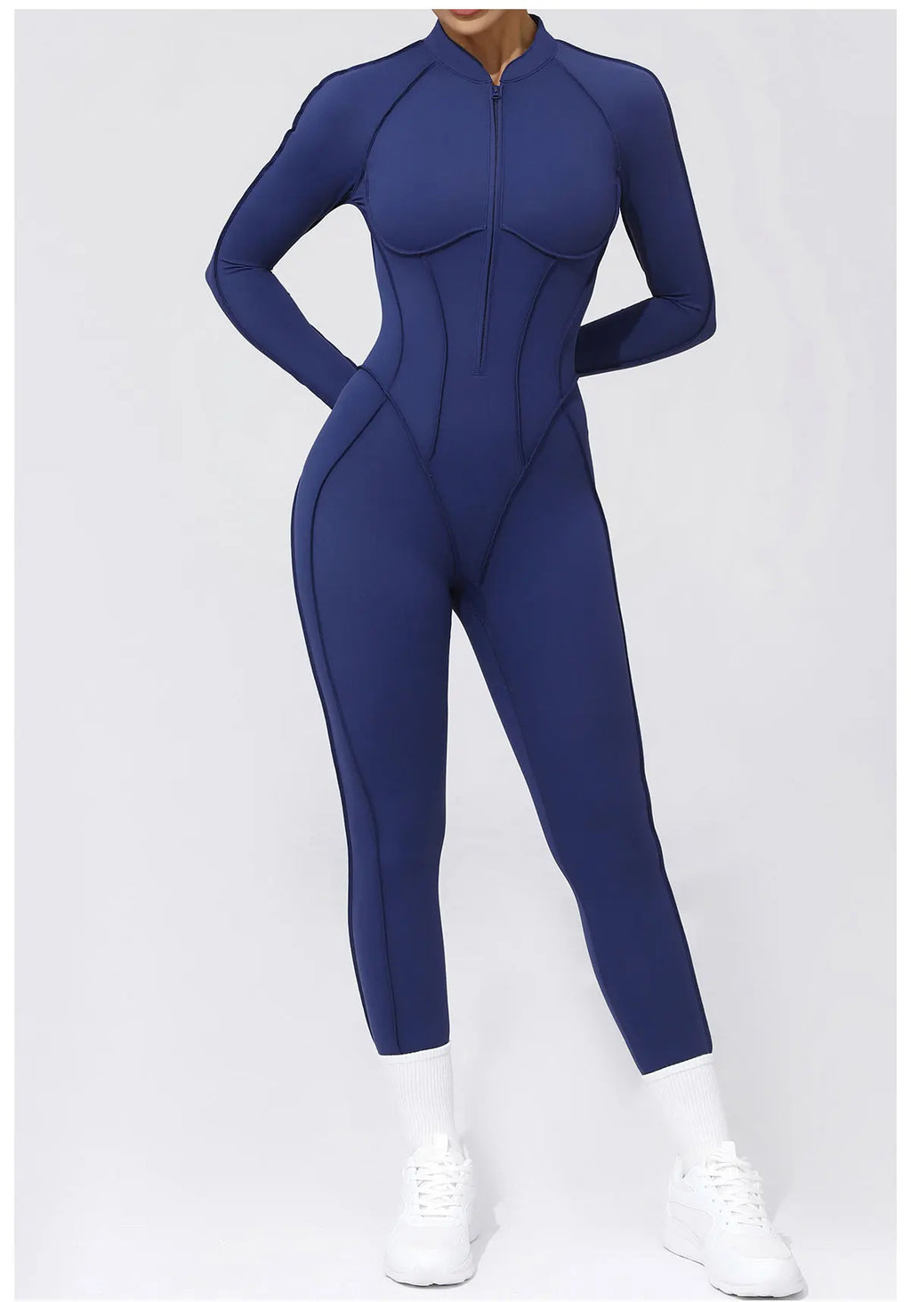 Costume de yoga Ensemble de gymnastique Femmes Entraînement Vêtements de sport Fitness Combinaison de sport à manches longues Femmes Push Up Vêtements d’entraînement féminins Bodysuits
