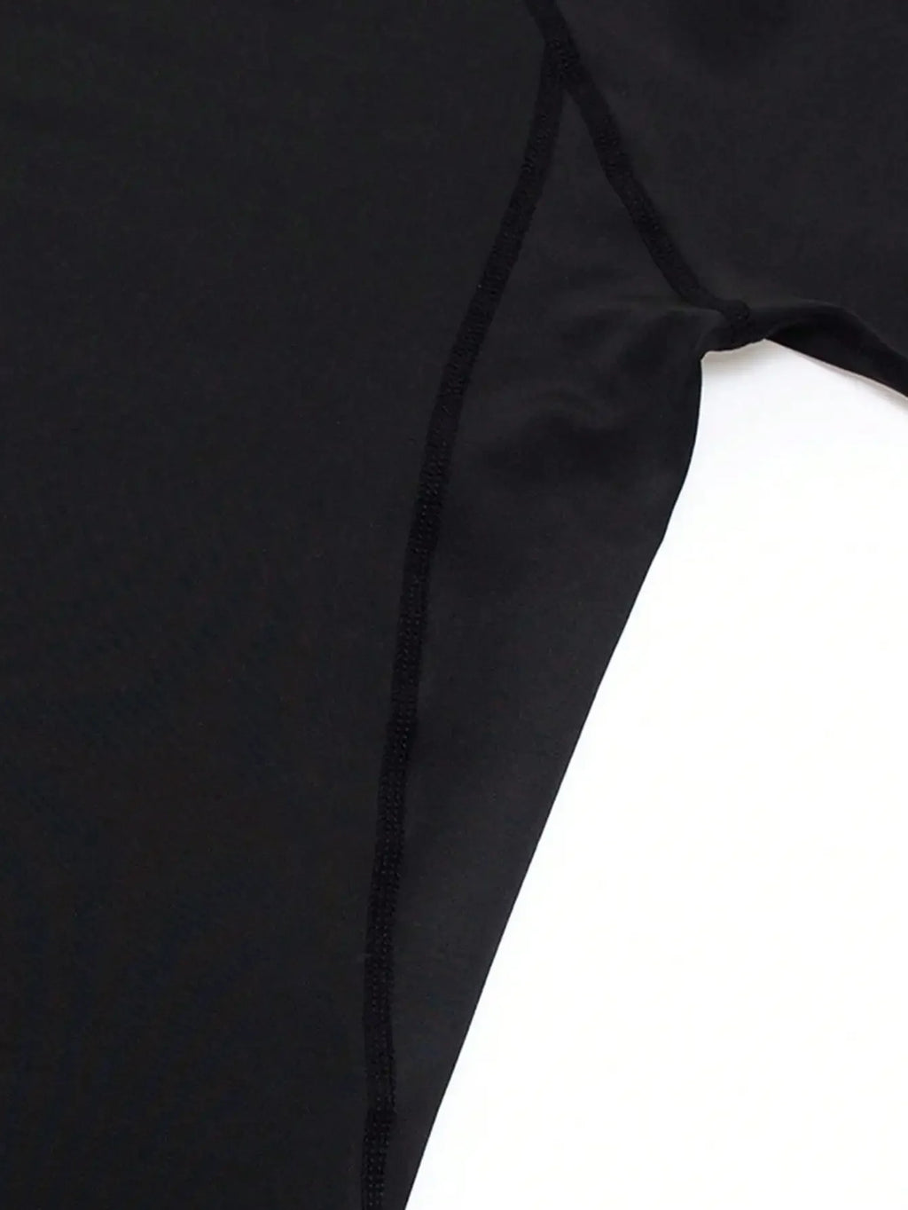 T-shirt à manches longues de compression pour hommes/T-shirt de fitness noir Homme /Top Protection solaire