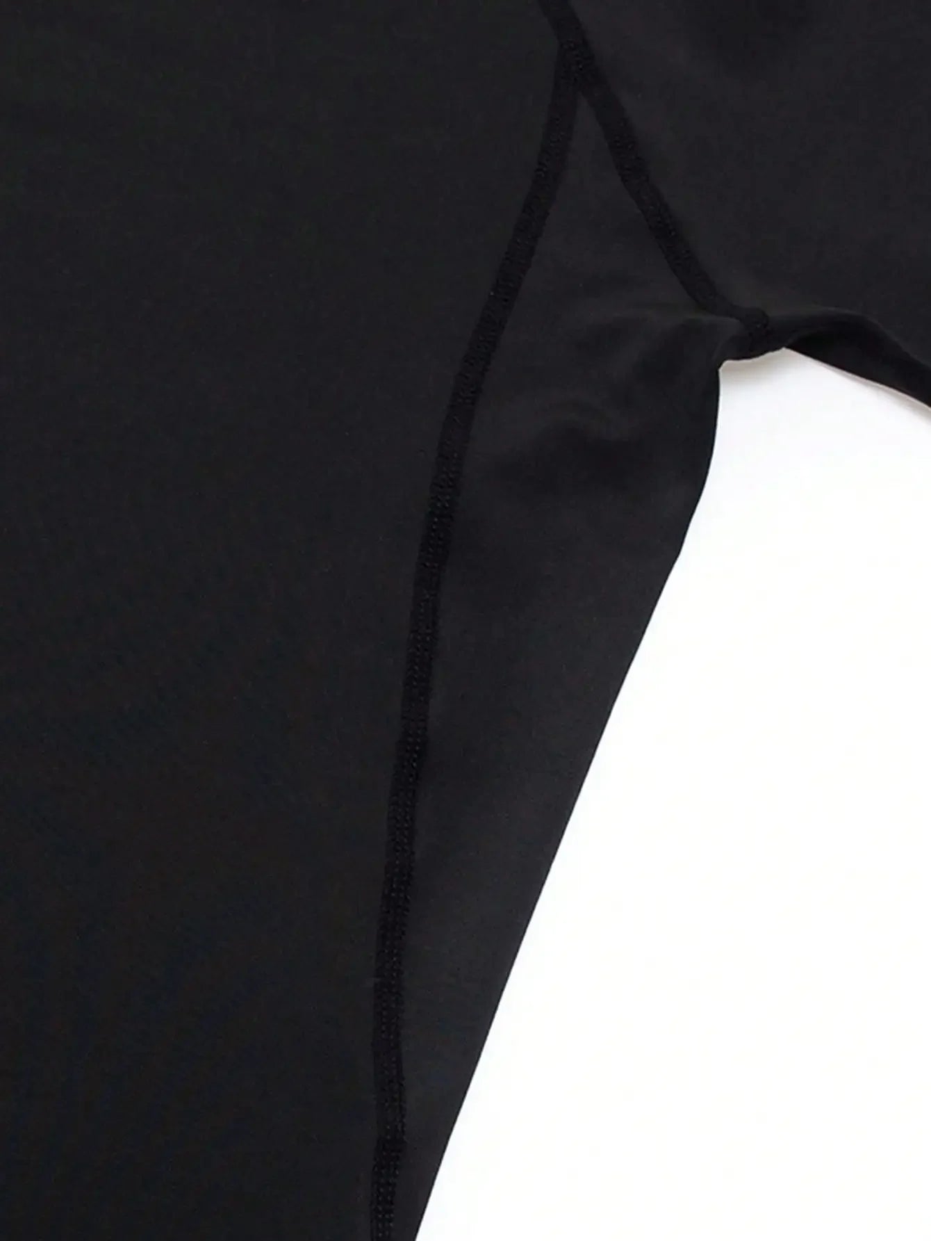 T-shirt à manches longues de compression pour hommes/T-shirt de fitness noir Homme /Top Protection solaire