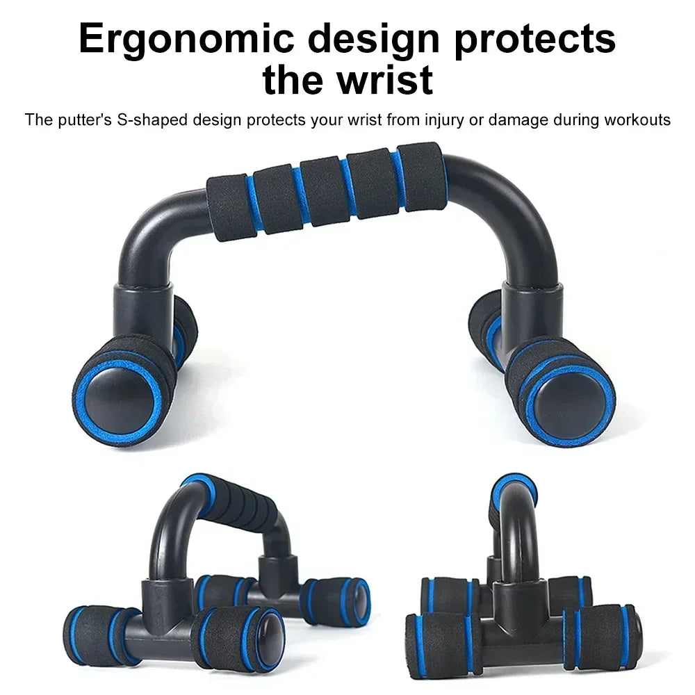 Barres de poussée en forme de H à poignée en mousse