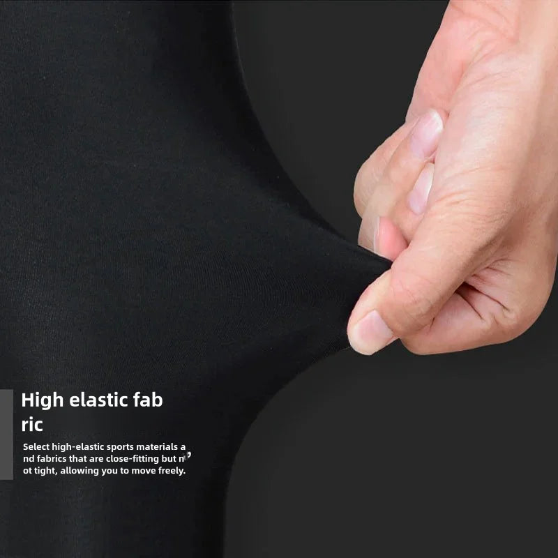 Men Bodybuilding Shorts Fitness Workout Inseam Gym Knickers Male Muscle Alive Elastic Compression Tights Skinny Leggins Hombre