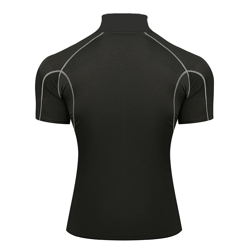 T-shirt de compression pour hommes Bodybuilding