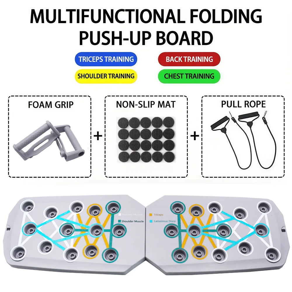 Ensemble de planche de push-up / Barre de push-up multifonctionnelle