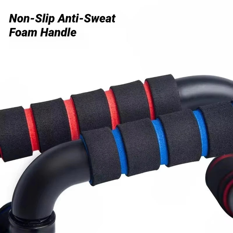 Équipement de fitness d’entraînement musculaire portable Poignée en mousse antidérapante Push Up Support Équipement de fitness domestique confortable