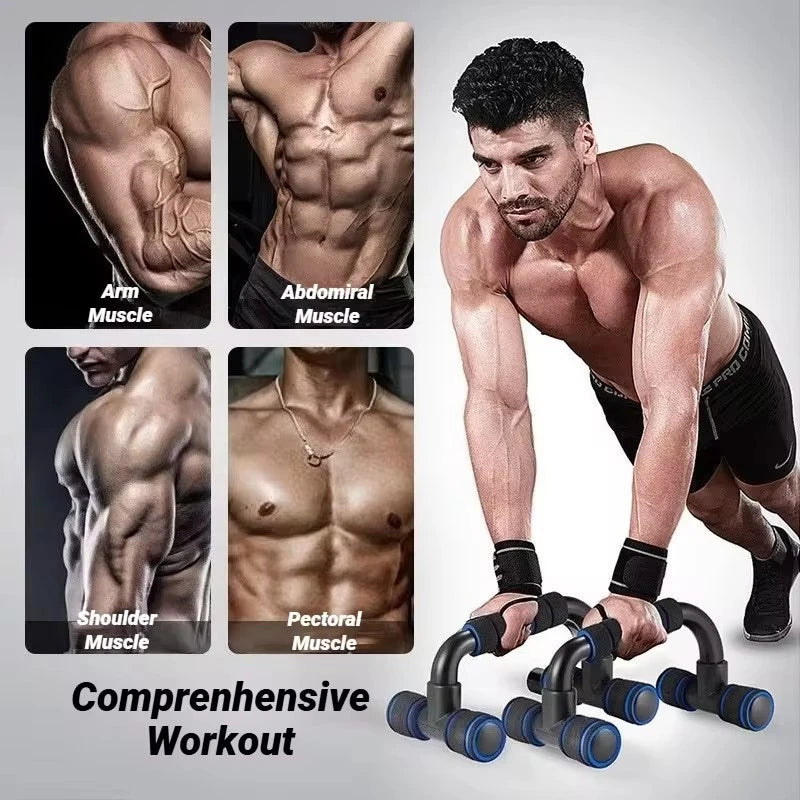 Équipement de fitness d’entraînement musculaire portable Poignée en mousse antidérapante Push Up Support Équipement de fitness domestique confortable