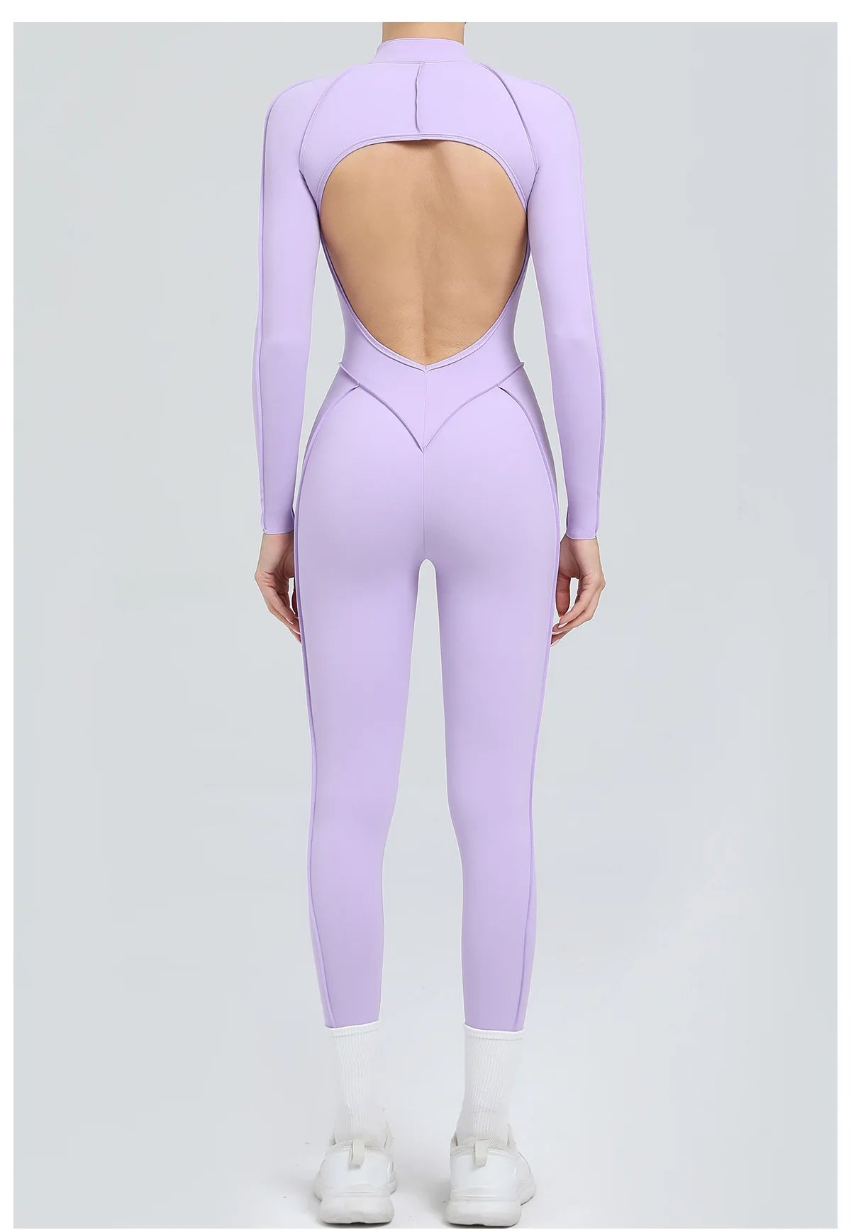 Costume de yoga Ensemble de gymnastique Femmes Entraînement Vêtements de sport Fitness Combinaison de sport à manches longues Femmes Push Up Vêtements d’entraînement féminins Bodysuits