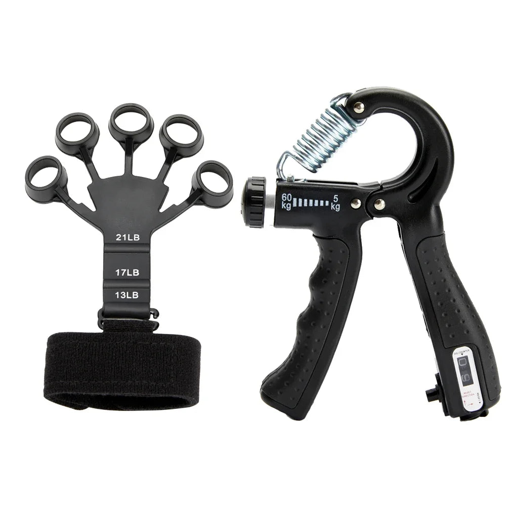5-60Kg Adjustable Heavy Hand Gripper Fitness Hand Exerciser Grip Wrist Training Finger Gripper Hand Strengthener For Patient