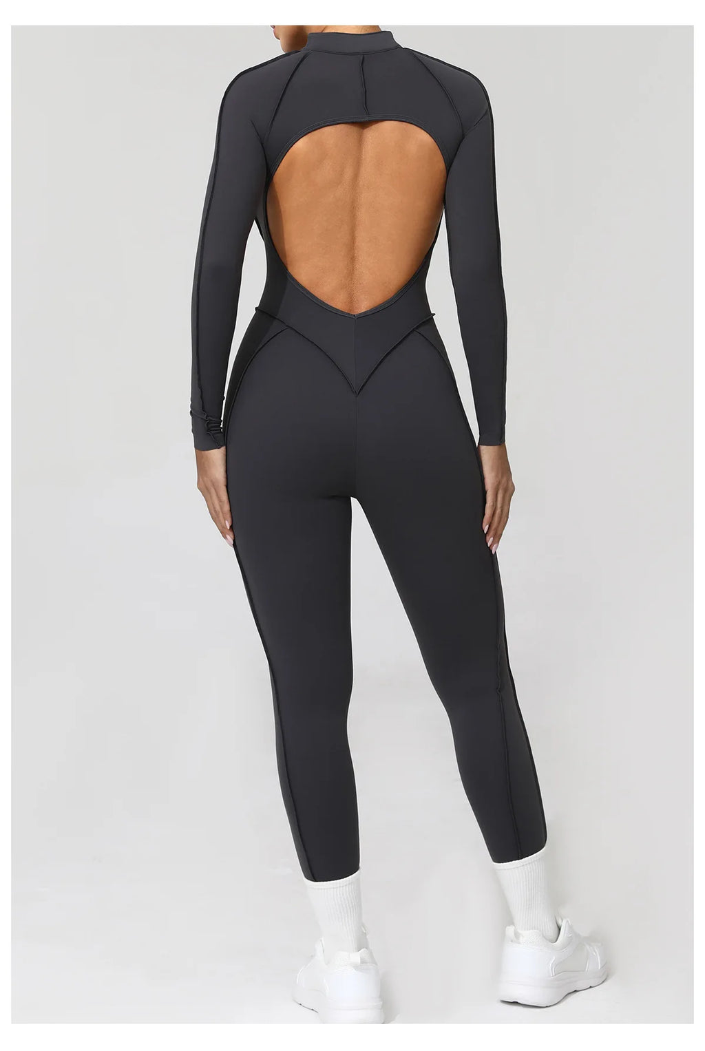 Costume de yoga Ensemble de gymnastique Femmes Entraînement Vêtements de sport Fitness Combinaison de sport à manches longues Femmes Push Up Vêtements d’entraînement féminins Bodysuits