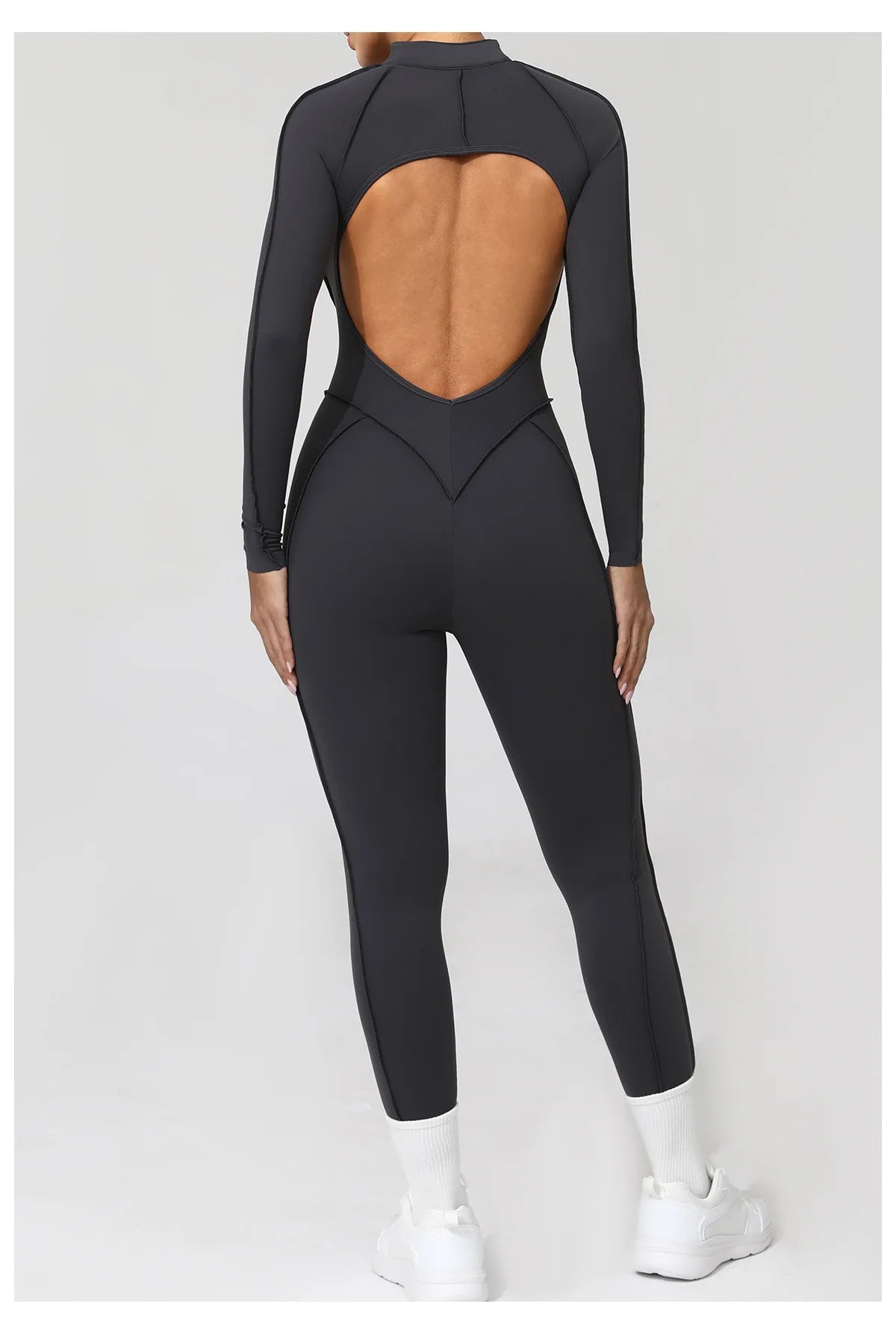 Costume de yoga Ensemble de gymnastique Femmes Entraînement Vêtements de sport Fitness Combinaison de sport à manches longues Femmes Push Up Vêtements d’entraînement féminins Bodysuits
