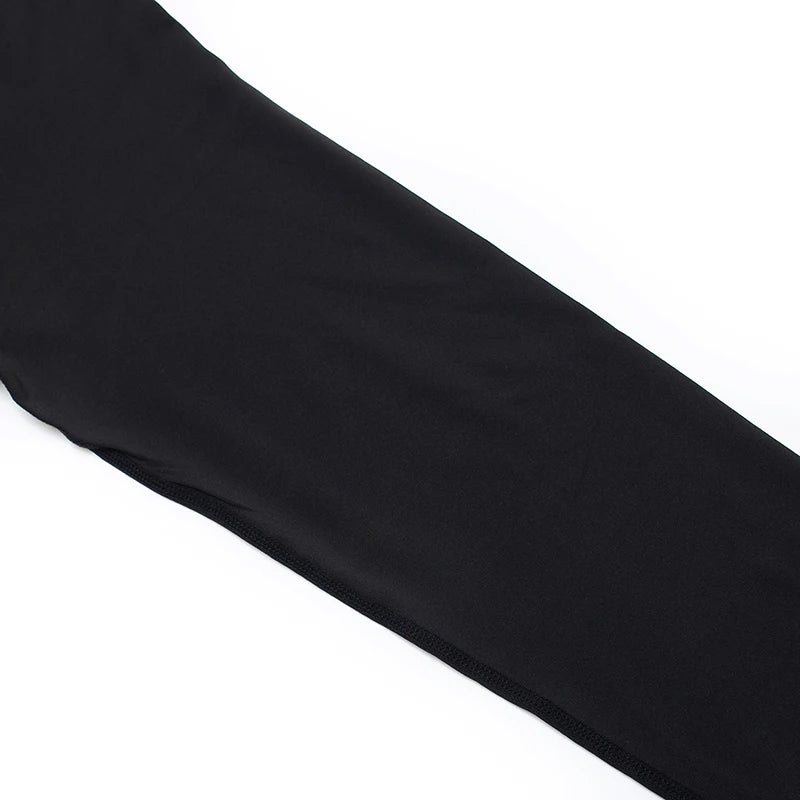 T-shirt de compression de course pour hommes à manches longues / T-shirts de sport Gym Fitness Sweat-shirt Homme