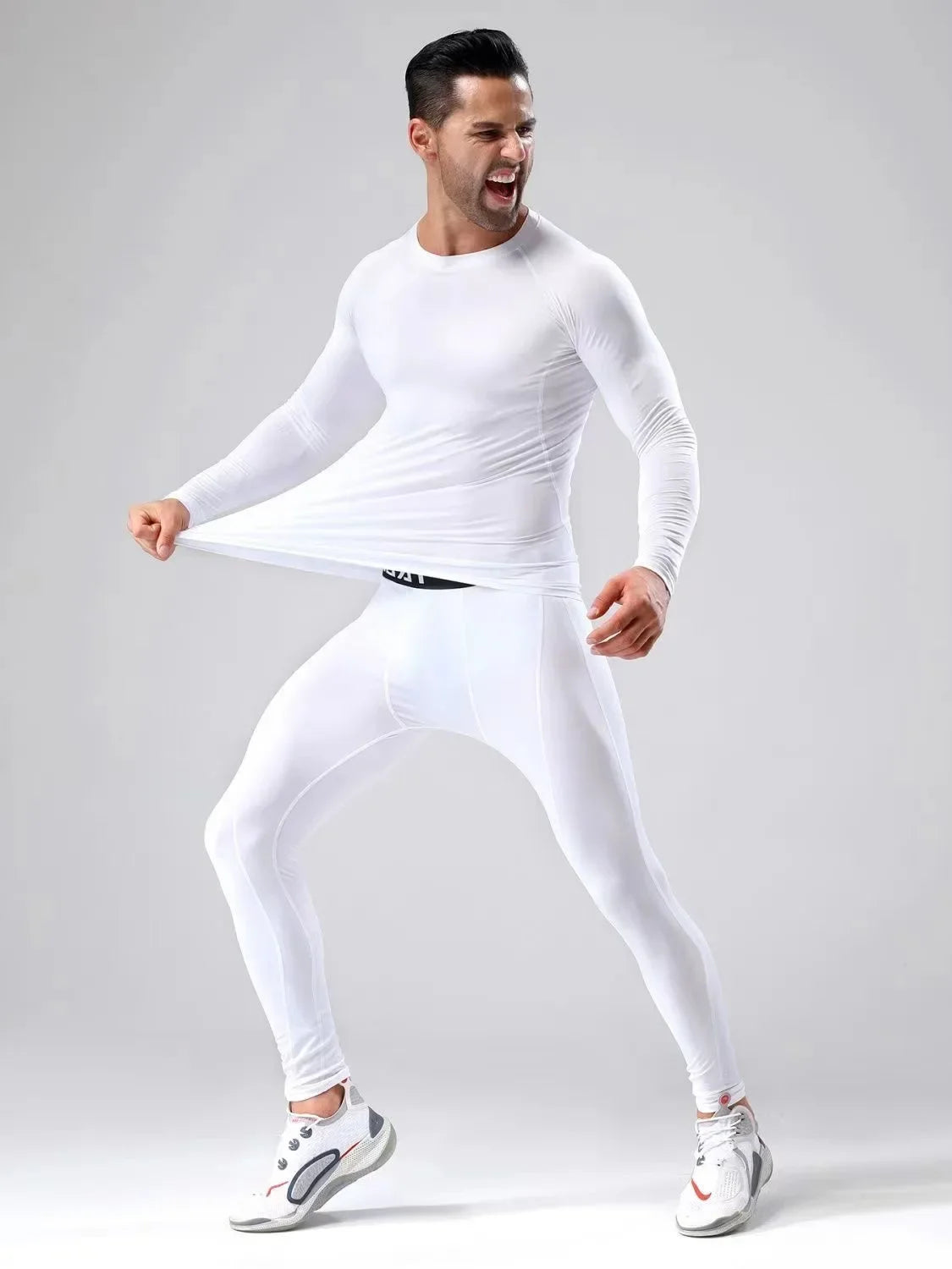 2pcs  Vêtements de sport Costume d’entraînement élastique/ Ensembles Entraînement