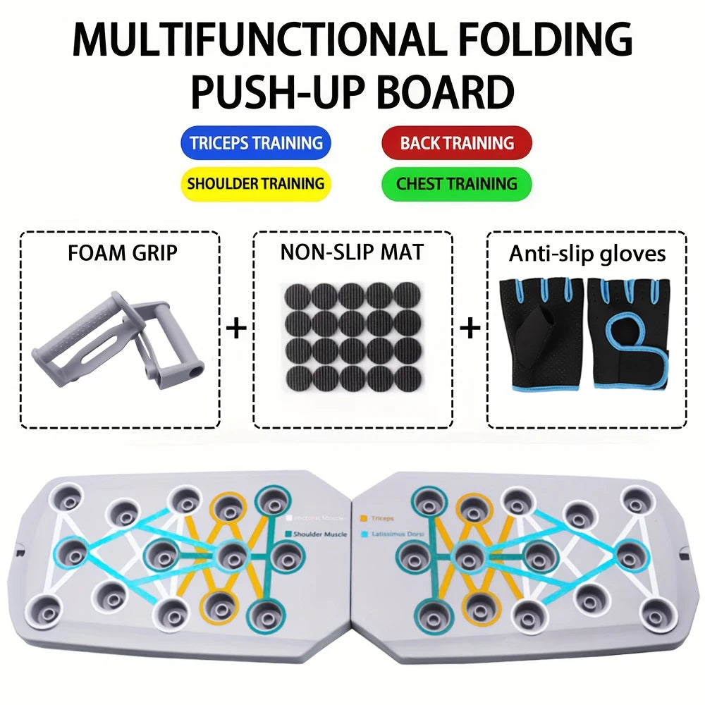 Ensemble de planche de push-up / Barre de push-up multifonctionnelle