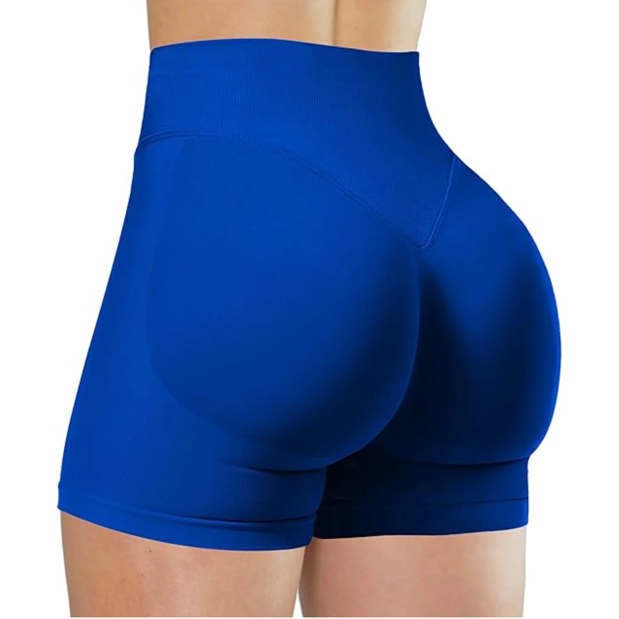 Short de yoga taille haute d’été Pantalon de fitness de course à la mode et sexy Leggings de yoga de couleur unie