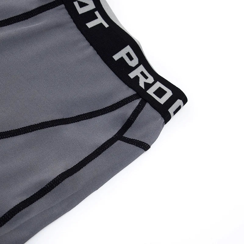 Men Bodybuilding Shorts Fitness Workout Inseam Gym Knickers Male Muscle Alive Elastic Compression Tights Skinny Leggins Hombre