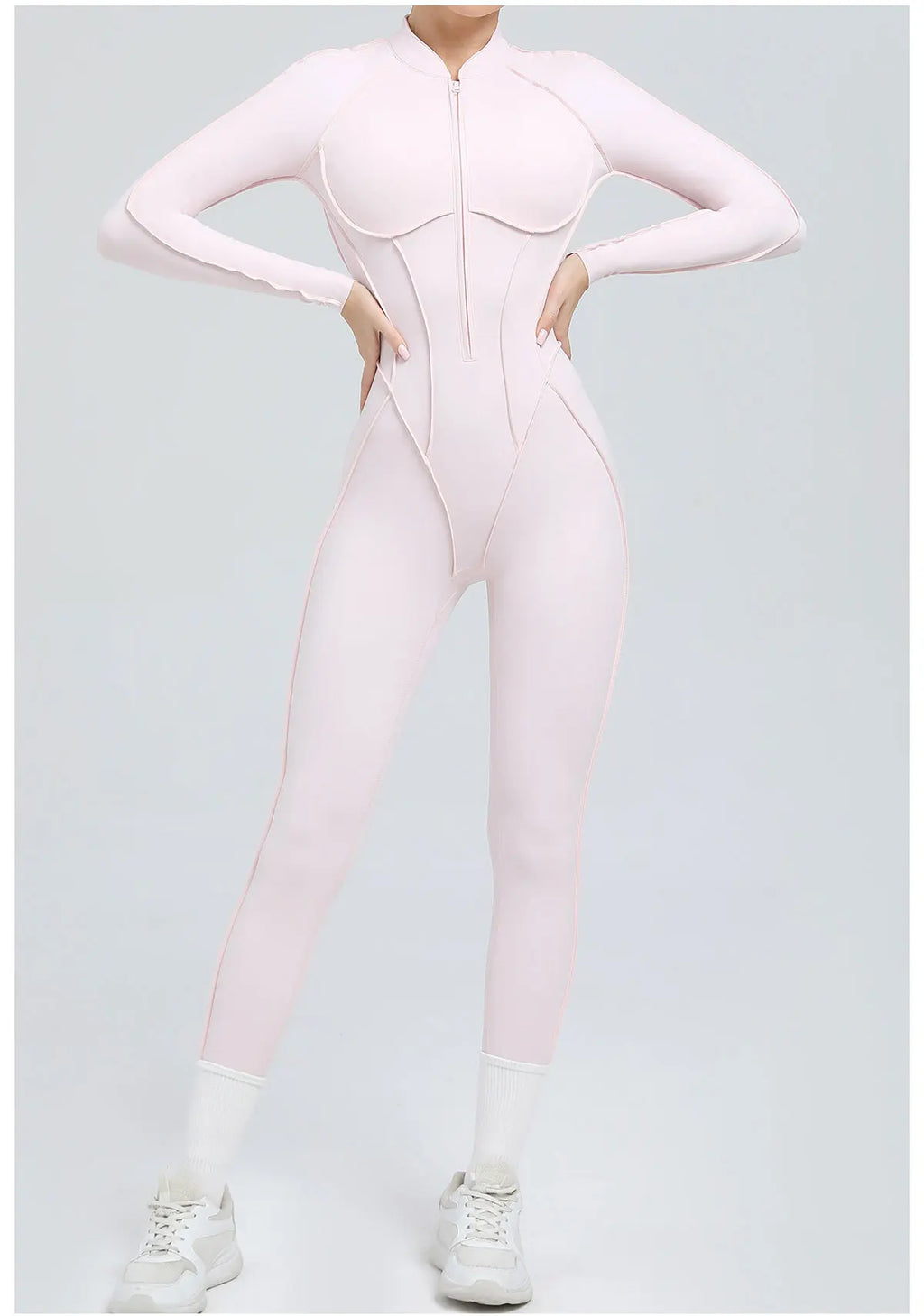 Costume de yoga Ensemble de gymnastique Femmes Entraînement Vêtements de sport Fitness Combinaison de sport à manches longues Femmes Push Up Vêtements d’entraînement féminins Bodysuits
